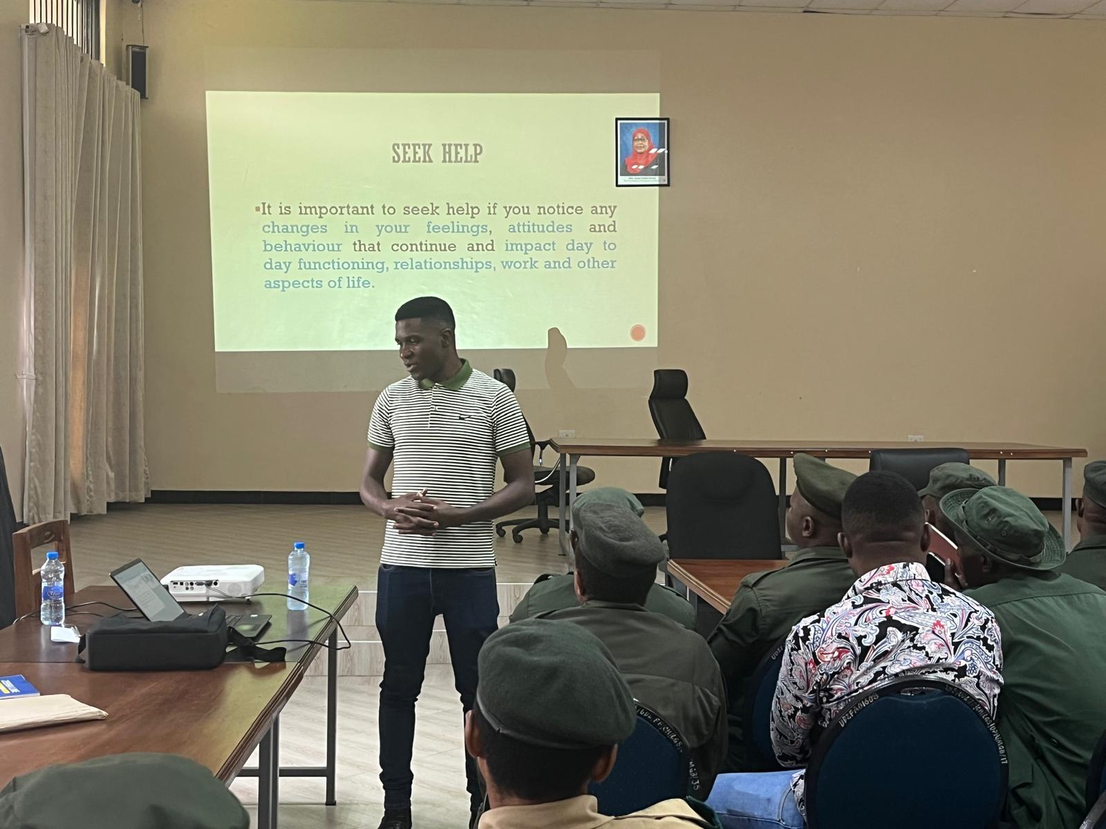 Environmental Conservation and water sanitation program event at Udzungwa mountains national park and Mental health awareness event held in October 2024